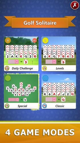 Golf Solitaire Скриншот 1