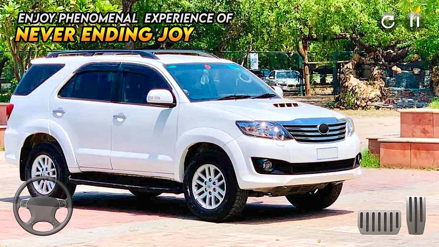Fortuner Car Simulator Game 3D Captura de tela 0