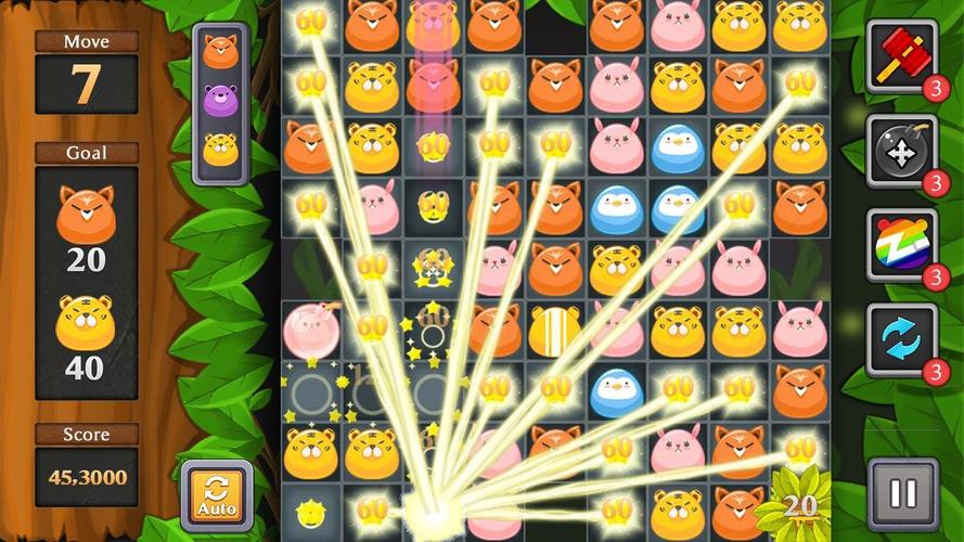 Jungle Match Puzzle Скриншот 0