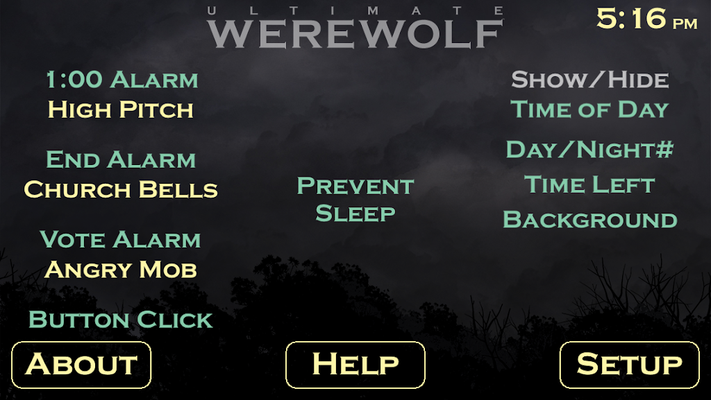 Ultimate Werewolf Timer Schermafbeelding 1