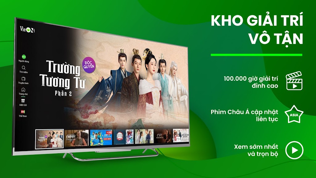 VieON for Android TV Schermafbeelding 1