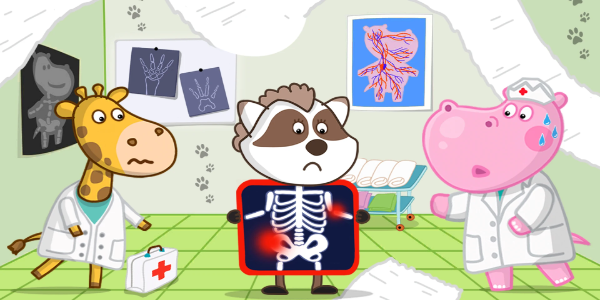 Hippo doctor: Kids hospital Captura de pantalla 0