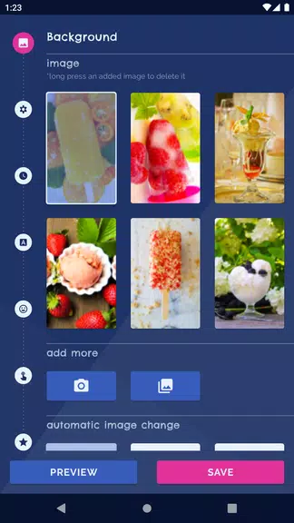 Ice Cream Live Wallpaper Screenshot 0