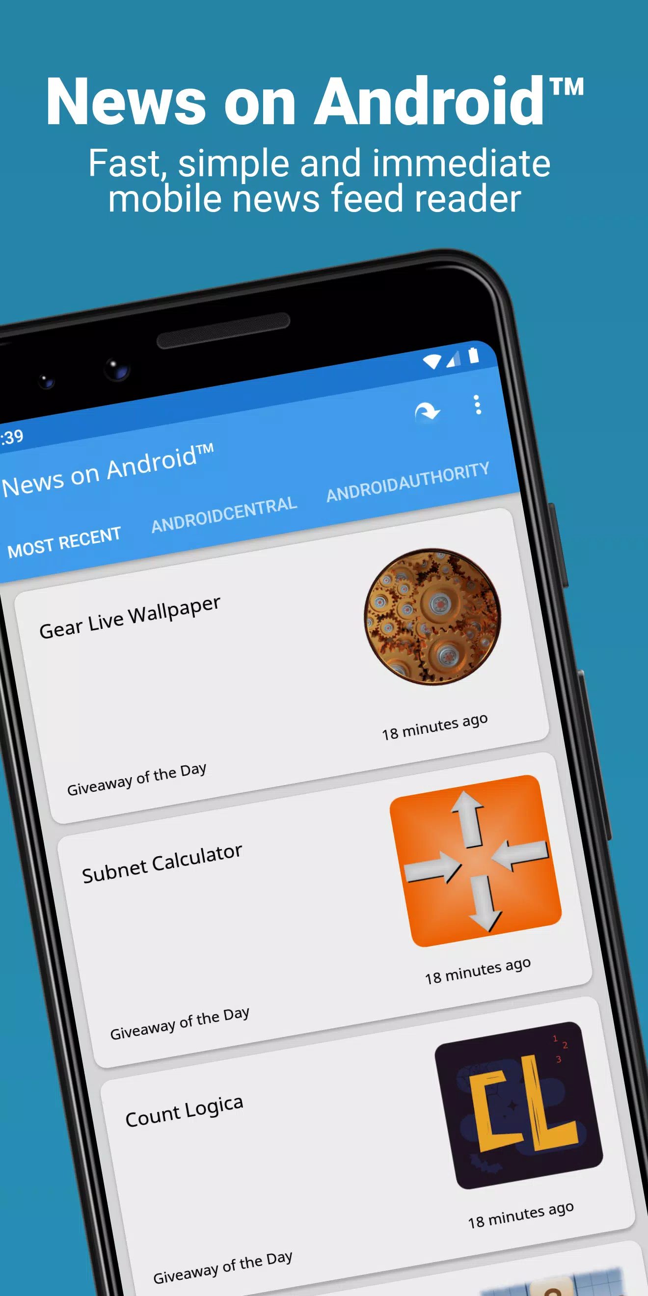 Schermata News on Android™ 0