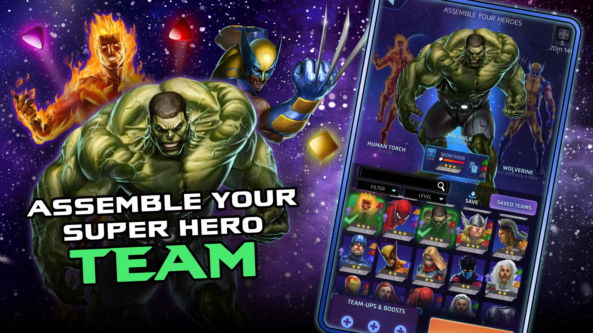 MARVEL Puzzle Quest Helden-RPG Screenshot 2