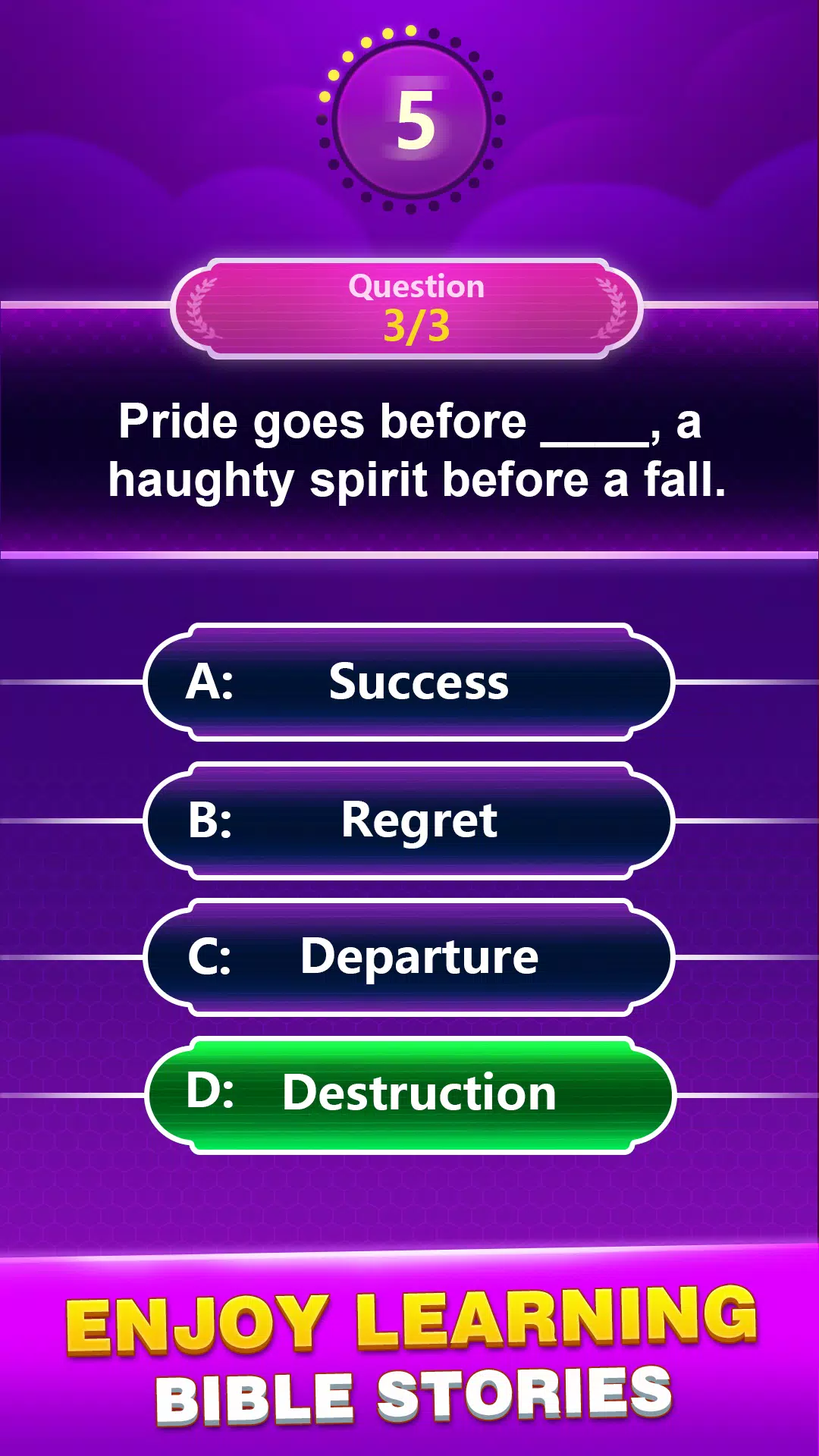 Bible Trivia Screenshot 3