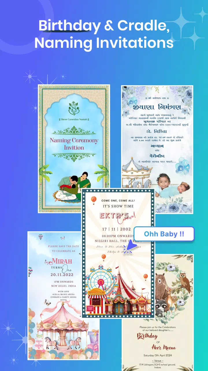 Invitation Maker - Card Design 스크린샷 3