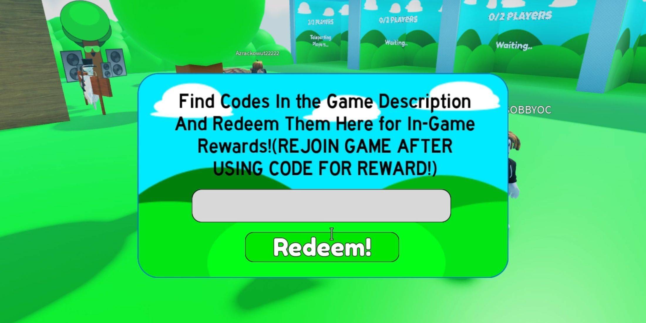 Sprunki Tower Defense Code Redemption