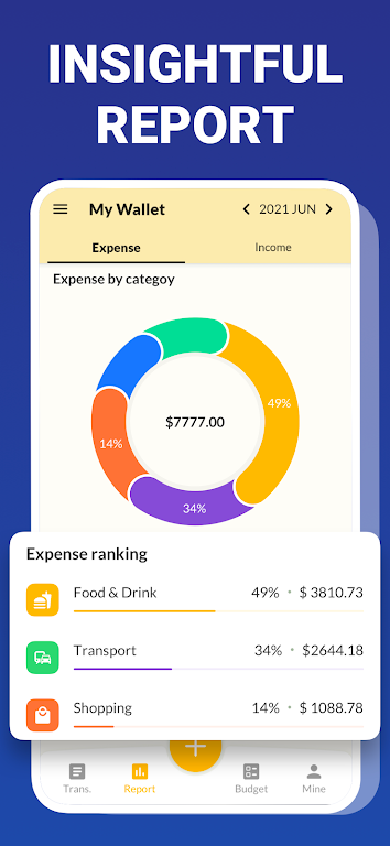 Money Tracker Expense Tracker ဖန်သားပြင်ဓာတ်ပုံ 3