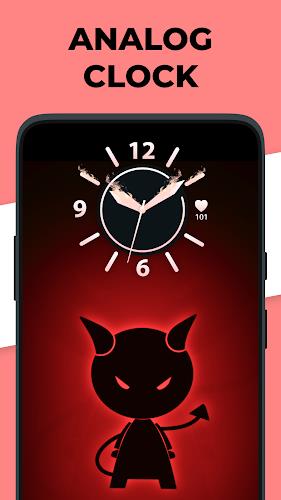 Live Clock wallpaper app Schermafbeelding 0