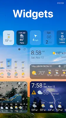 Weather & Widget - Weawow Ekran Görüntüsü 2