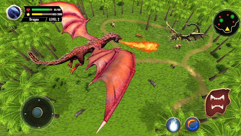 Flying Dragon Simulator Games Schermafbeelding 2