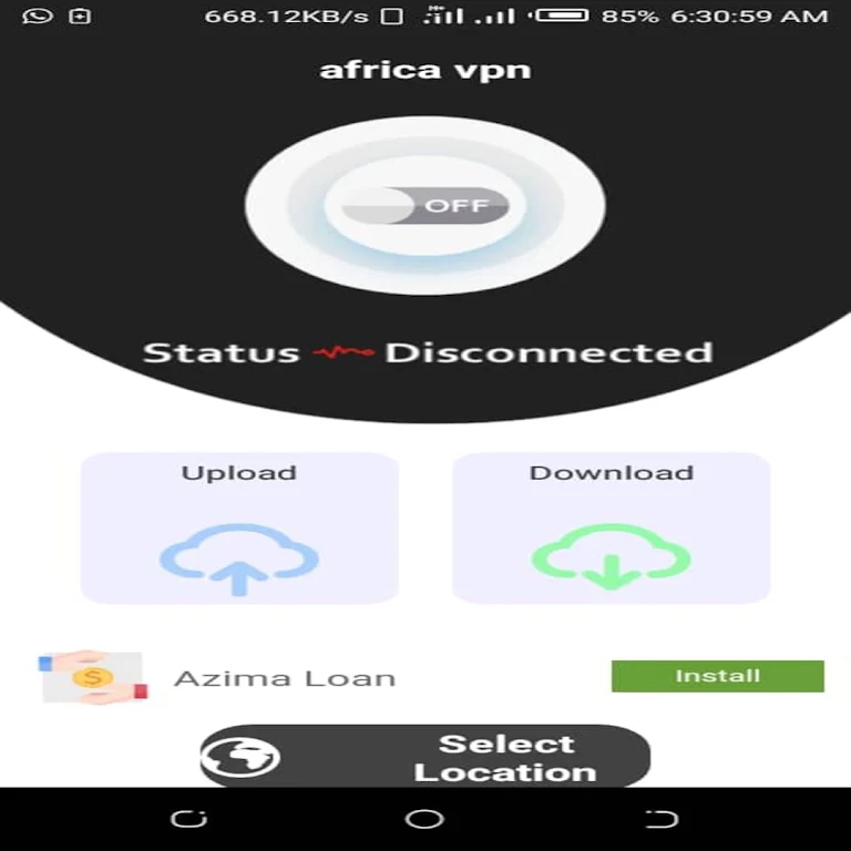 AFRICA VPN Capture d'écran 3