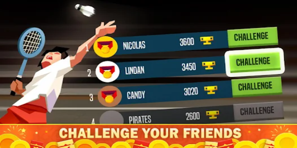 Badminton League MOD Captura de pantalla 1