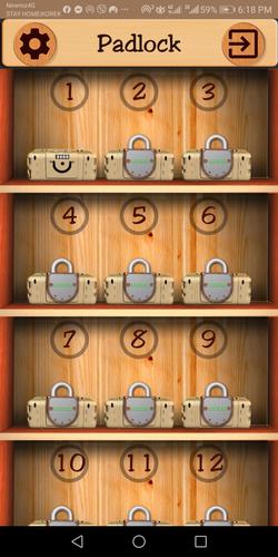 Open The Lock(padlock puzzle) Capture d'écran 0