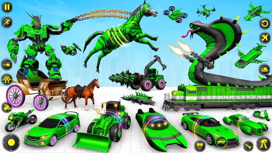 Horse Robot: Car Robot Games Screenshot 1