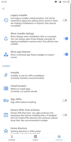 Split APKs Installer (SAI) 螢幕截圖 1