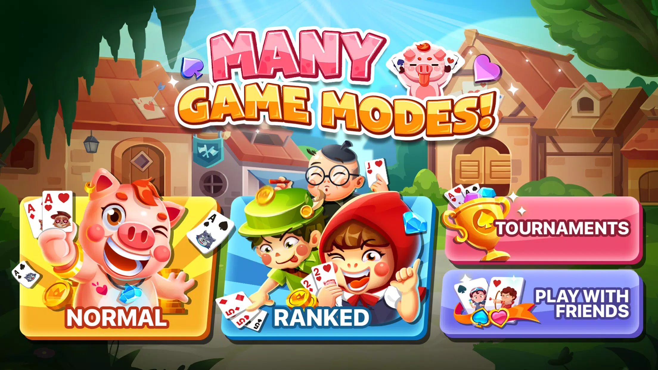Tiến Lên - 13 - Pig Hunters Captura de tela 0