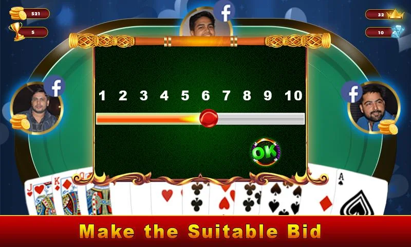 Call Break Gold Spades: Play Original Card Games Zrzut ekranu 2