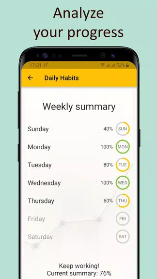 Daily activities tracker スクリーンショット 2