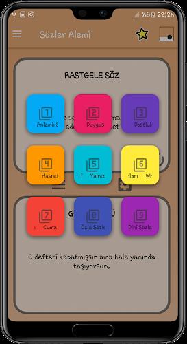 Sözler Alemi -  Durum Sözleri Скриншот 2