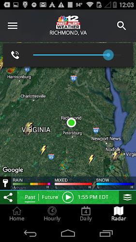 NBC12 First Alert Weather Tangkapan skrin 3