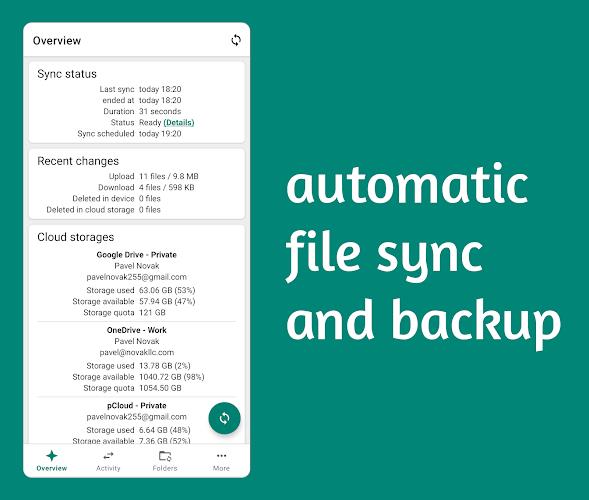 Autosync - File Sync & Backup 스크린샷 0