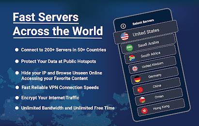 Secure VPN Proxy Server Site Schermafbeelding 2