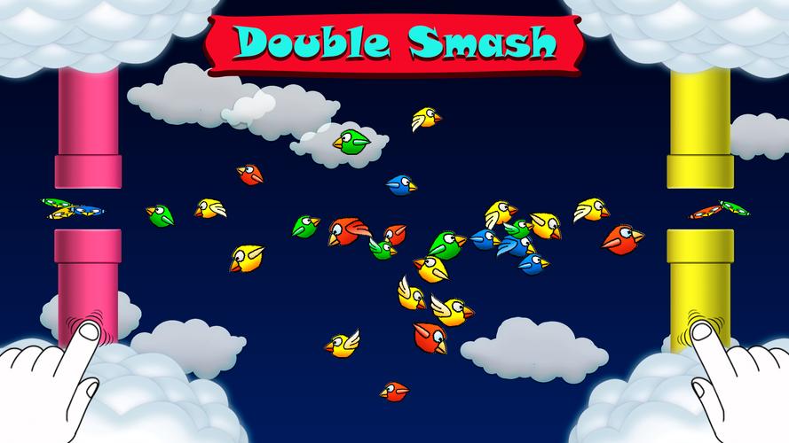 Fun Birds Game - Two players 螢幕截圖 1