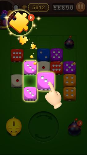 Dice Jigsaw Puzzle 스크린샷 1