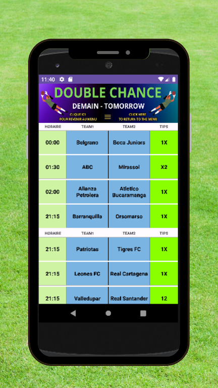 Football Double Chance Screenshot 1