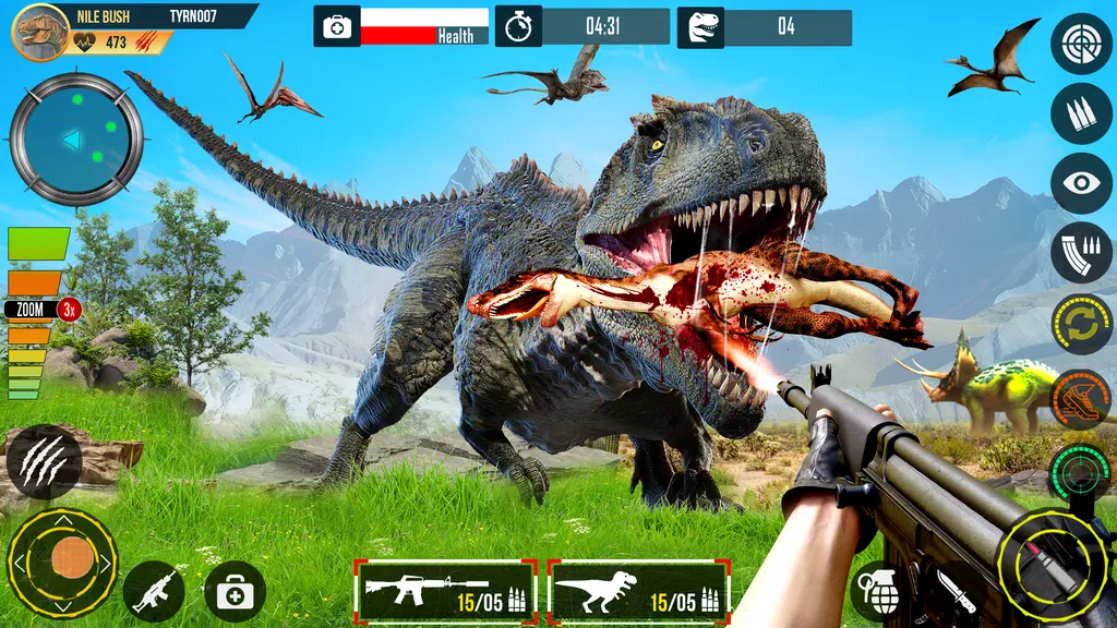 Real Dino Hunting Gun Games स्क्रीनशॉट 1