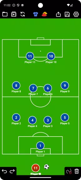 축구 감독 전술 보드 스크린샷 0