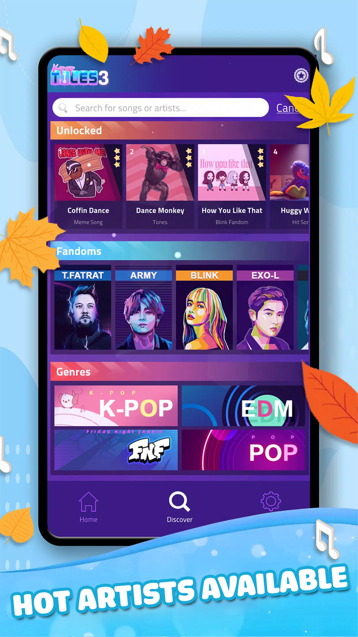 Schermata Kpop Piano: EDM & Piano Tiles 1