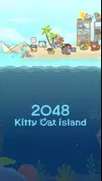 2048 Kitty Cat Island 螢幕截圖 1