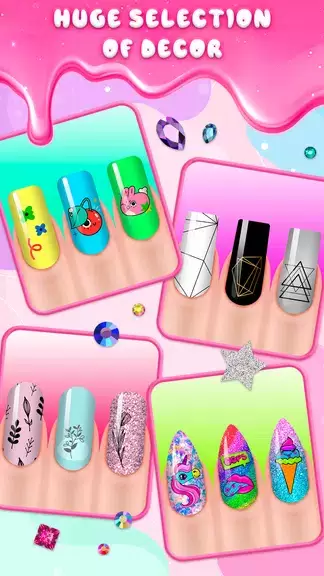 Girls Nail Salon Game:Nail Art スクリーンショット 1