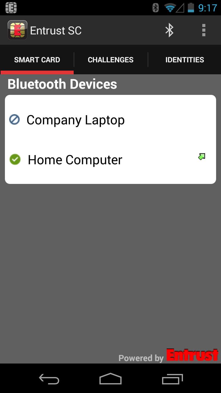 Entrust IG Mobile Smart Cred Schermafbeelding 2