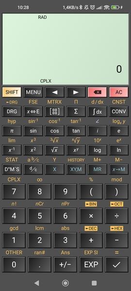 HiPER Scientific Calculator 螢幕截圖 0