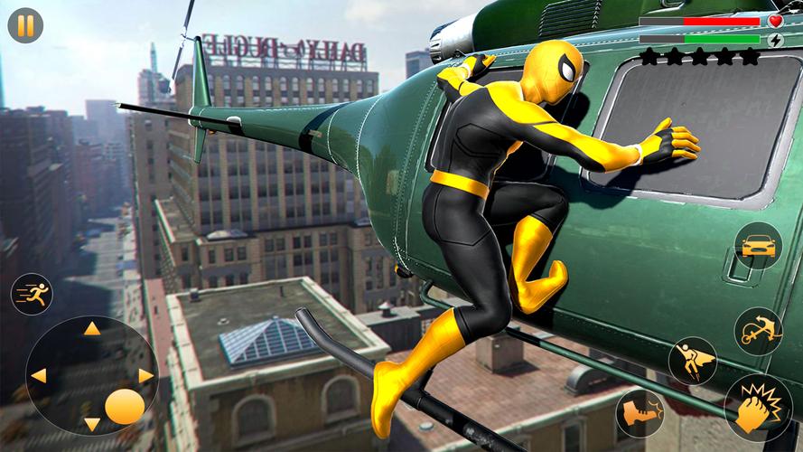 フライングヒーロー犯罪都市バトル スクリーンショット 1