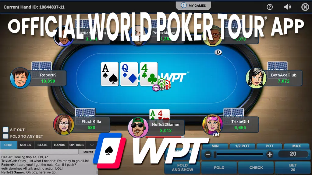 Schermata ClubWPT: Free Poker, Casino 0