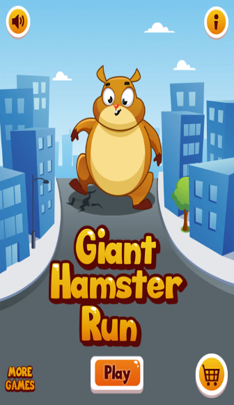 Giant Hamster Run Schermafbeelding 1