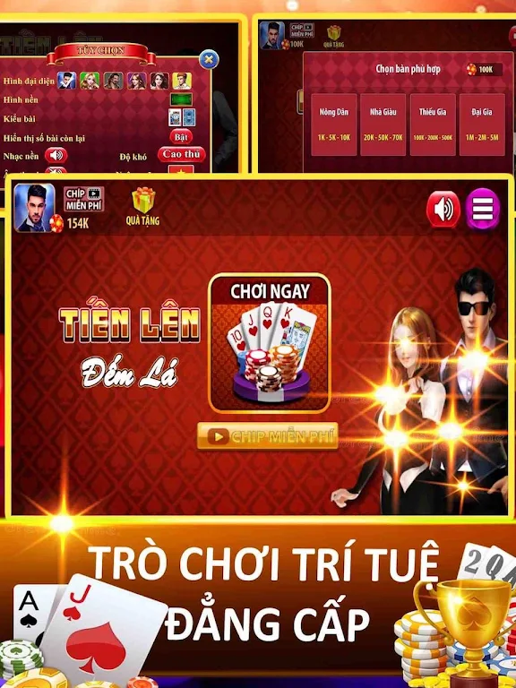 Tiến lên đếm lá - Thirteen - tien len offline ဖန်သားပြင်ဓာတ်ပုံ 0