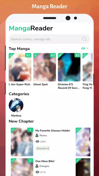 Manga Reader- Best Free Manga Online & Offline Zrzut ekranu 3