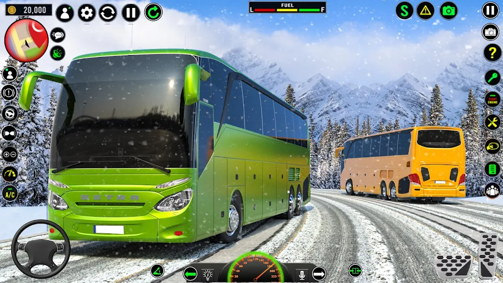 US Luxury Bus Driving Game 3D ภาพหน้าจอ 2