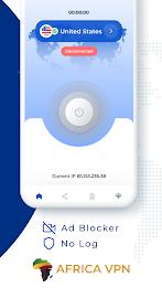 Africa VPN - Get Africa IP Captura de pantalla 1