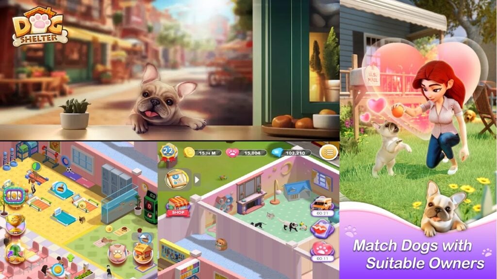 Adore Pets, Build Shelter Empire in Dog Tycoon Game