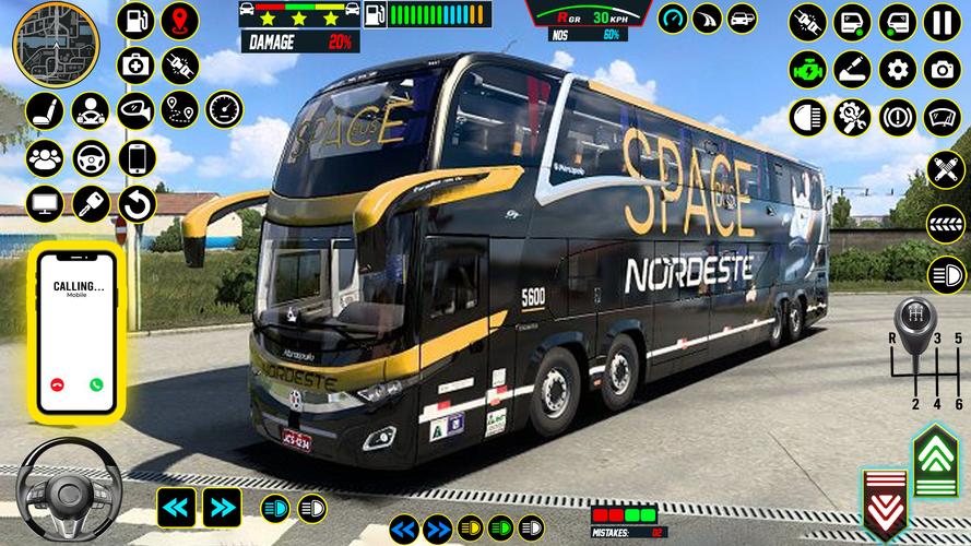 Bus Games 2023 Coach Bus Game Скриншот 0