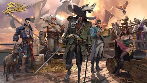 Sea of Conquest: Pirate War应用截图第1张