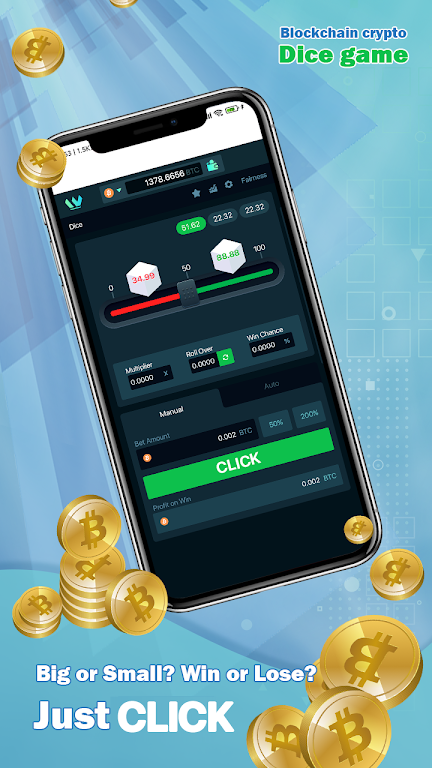 Crypto Dice Capture d'écran 2