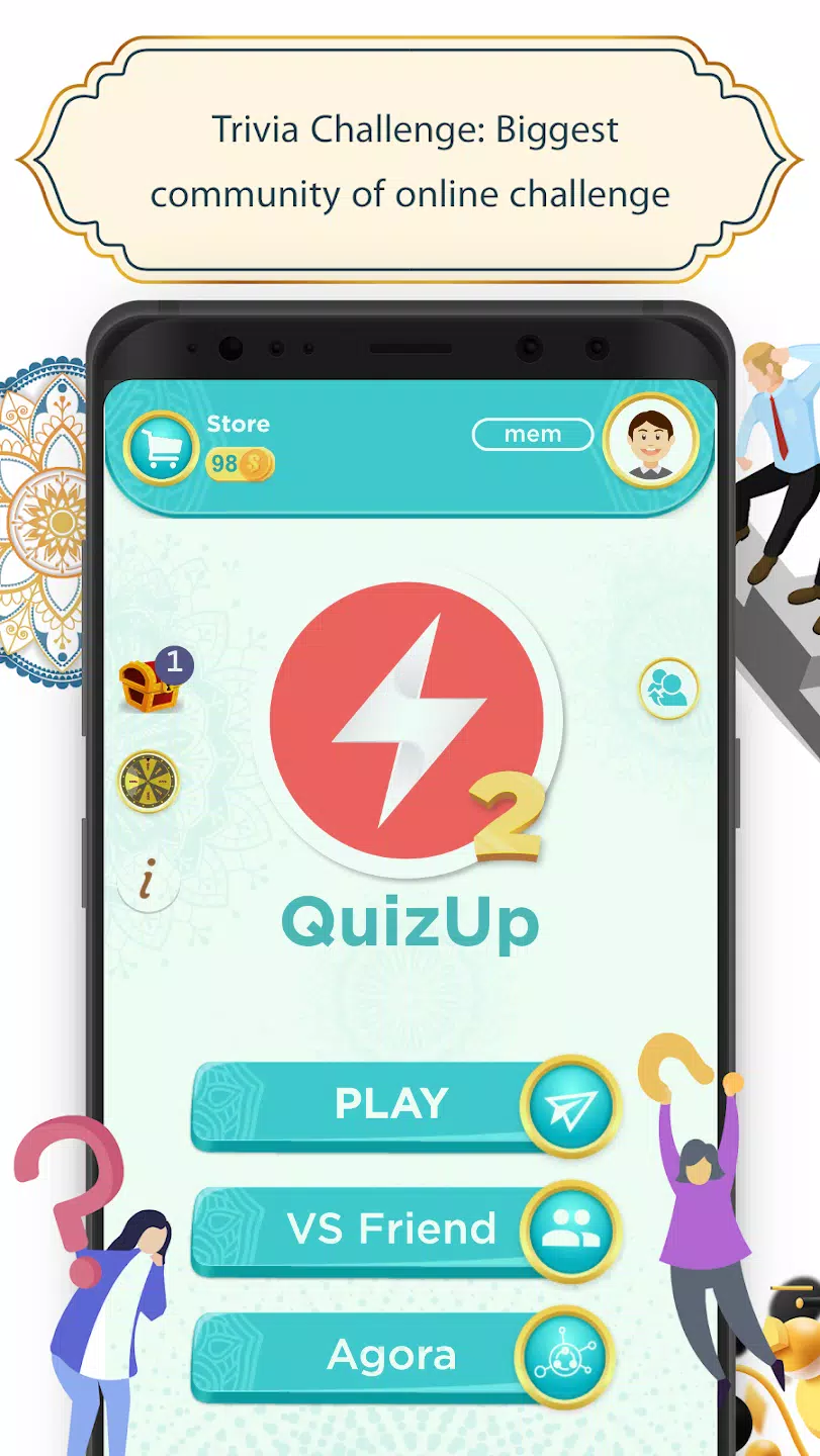 Schermata QuizUp 2 0